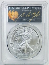 2020-(S) $1 Silver Eagle PCGS MS70 FDI Emergency Issue Paul C. Balan