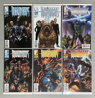  MCU Key Comics Inhumans #1 2V 3 4 5 6 (1998) NM+(9.4-9.8) 1st Yelena Belova