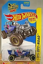 2014 Hot Wheels #103 HW Off Road-Stunt Circuit MOUNTAIN MAULER Blue Variation