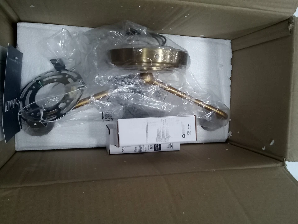 Safavieh TWO LIGHT WALL SCONCE, Reduced Price 2172718431 SCN4015A - Image 3 of 4