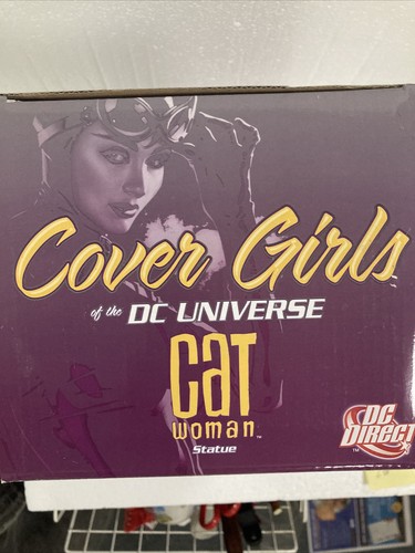 DC Direct CATWOMAN COVER GIRLS DC UNIVERSE STATUE HUGHES New Unopened 1664/5000 - Picture 5 of 7