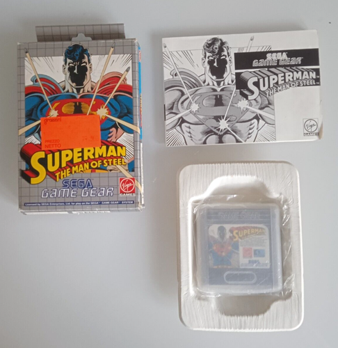 WRESTLEMANIA SPIDER-MAN T2 Terminator 2 Sega Jeu Gear 1993 Vintage