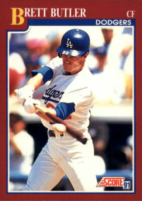 1991 Score Rookie/Traded #23T Brett Butler - NM | eBay