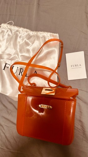 Furla Candy Mini Bag in Orange – Discontinued Style | Dust Bag Included