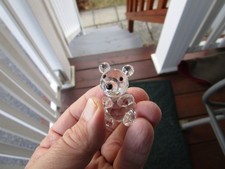 LOVELY~~~[ Swarovski Crystal Teddy Bear 2  Figurine ]~~~HIGH QUALITY!!!!!!