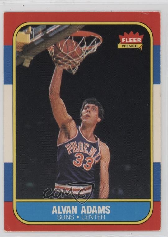 1986-87 Fleer Alvan Adams #2 e0r