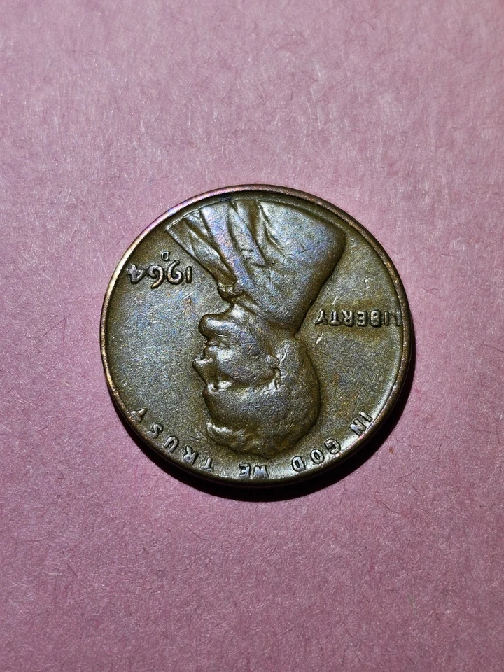 1964-D LINCOLN 1-CENT With Errors, Rare Find! - Image 4 of 4