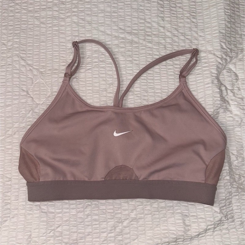 Nike Dri-FIT Women's Pink Sports Bra Medium Wireless 
