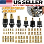 66 Piece Rivet Nut Tool Kit Includes Mandrel Heads and Galvanized For Nuts