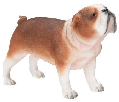 YTC Bulldog - Collectible Statue Figurine Figure Puppy Model Dog Sculpture
