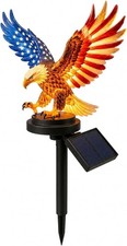 Solar Eagle Garden Light with Stake Patriotic...