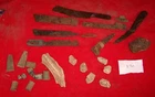 COLLECTION OF DUG CIVIL WAR RELICS FROM FREDERICKSBURG Knife Bullets Artillery
