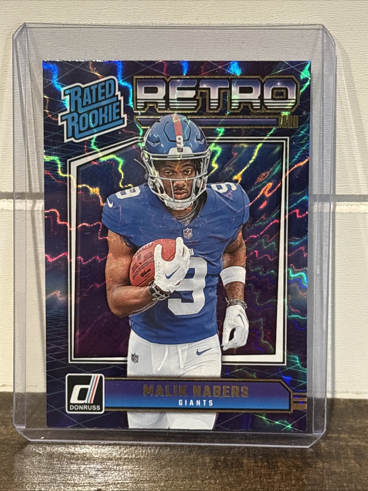 2024 Panini Donruss - Rated Rookie Retro Malik Nabers #6 (RC)