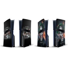 OFFICIAL INJUSTICE GODS AMONG US KEY ART VINYL SKIN FOR PS5 PRO DISC CONSOLE
