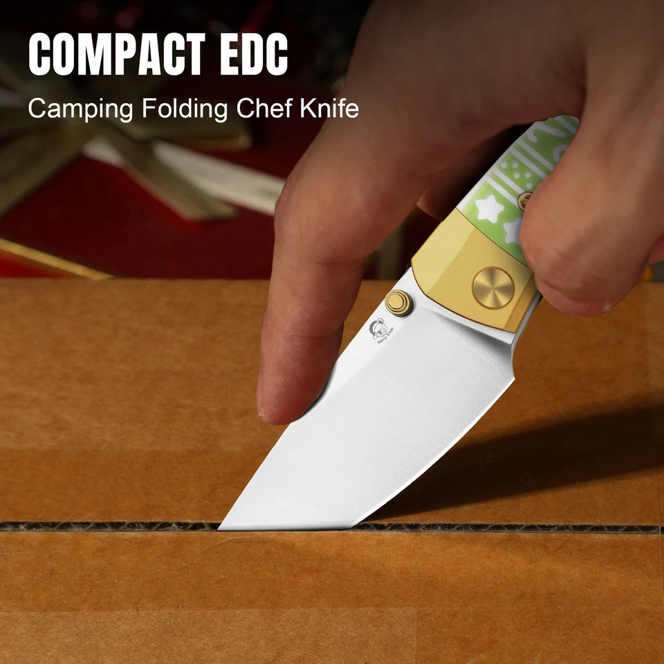 Kizer Mini MoMo Christmas Gift Folding Knife S45VN Blade Aluminum & G10 Handle - Image 4 of 4