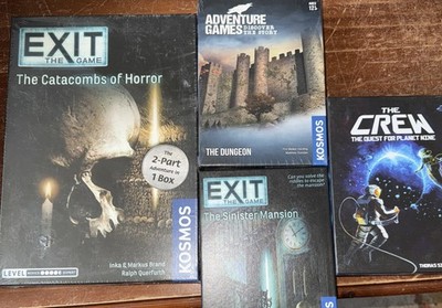 Kosmos Bundle: Exit the Game & Adventure  The Dungeon   2 Sealed 2 Open 4 Total