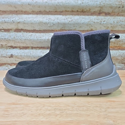 Cole Haan Generation Zerogrand Round Toe Pull On Boots Women's Black Casual Sz 9 - Picture 3 of 9