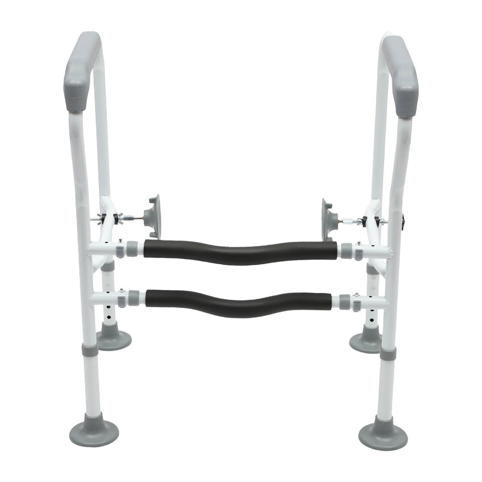 Assisted Grab Rails Toilet Frame Grab Bars Safety Rail Seat Handicap Assist For Senior Arm ...