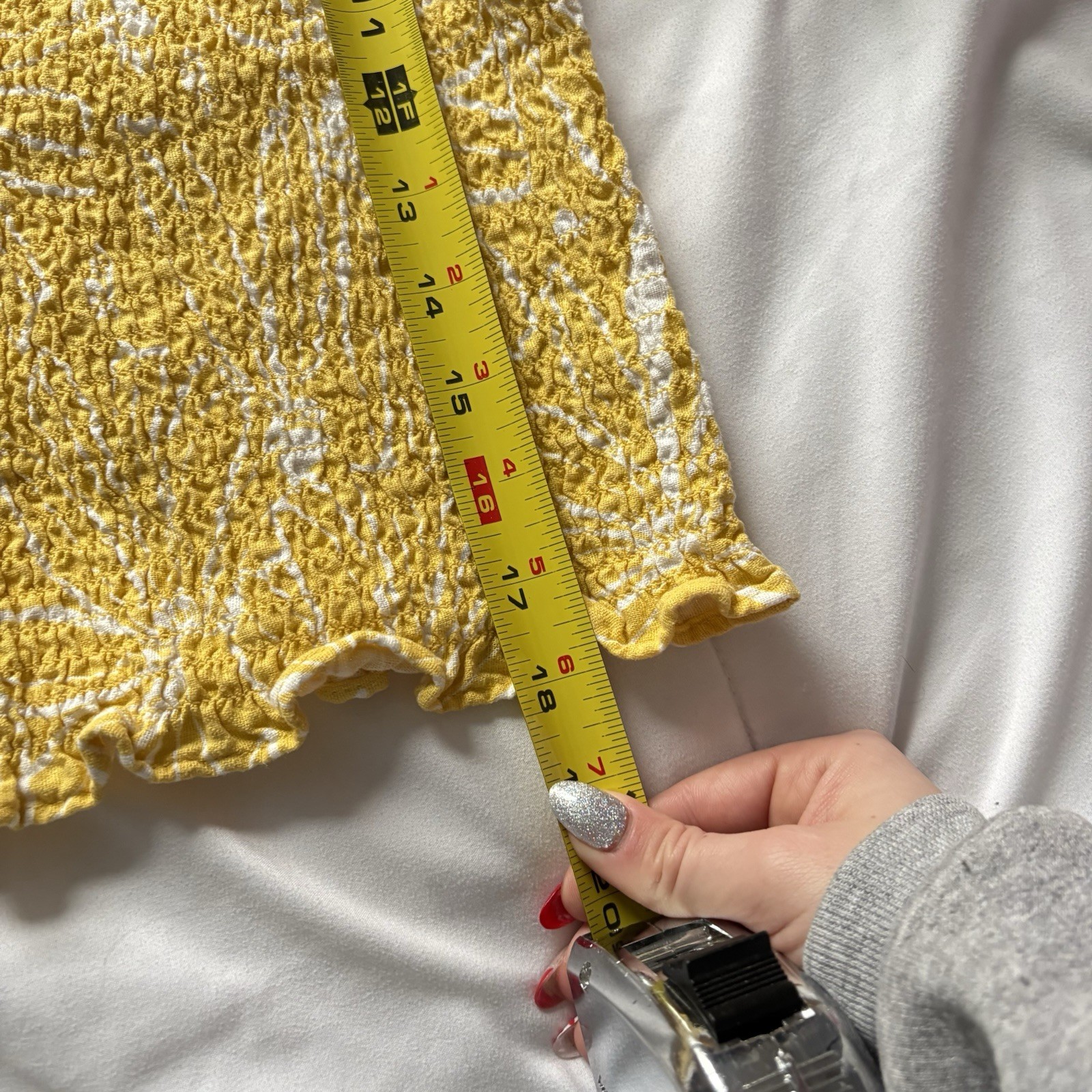 Universal Thread Womens Medium Yellow Square Neck… - image 5