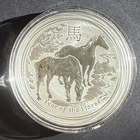 2014 1oz Silver Coin Series II $1 Australia Lunar Year of The Horse 1 ounce MINT