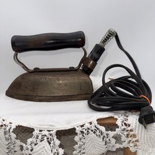 Antique Sunbeam Electric Iron Early 1920’s “The Iron Of Irons” Made In USA