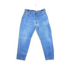 Vintage Premium Original Blue Label Jeans Mens 38x30 Tapered Relaxed Made in USA