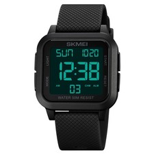 Waterproof Digital Sports Watch Military Tactical LED Backlight Wristwatch Men