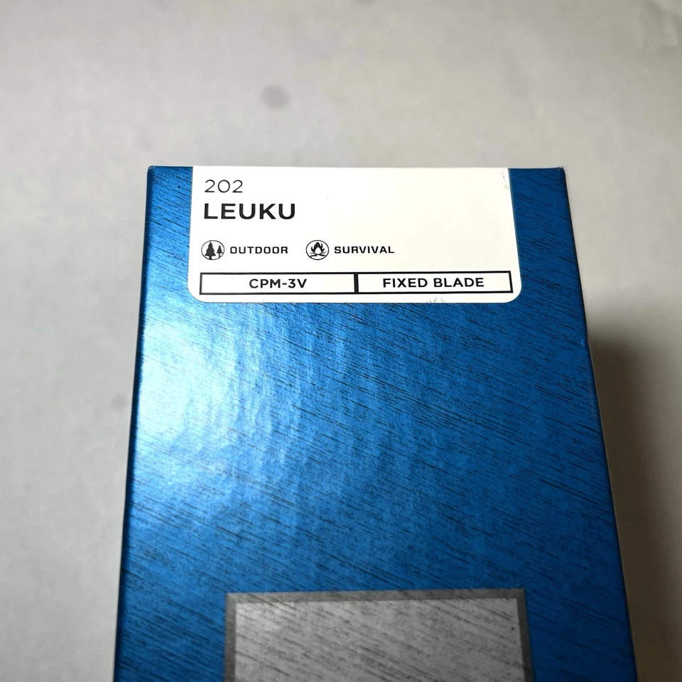 Benchmade 202 Leuku Fixed Blade Knife Ranger Green (5.19" Satin CPM-3V) - Image 3 of 4