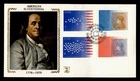 DR WHO 1976 IRELAND FDC USA BICENTENNIAL Z SILK CACHET COMBO R61195