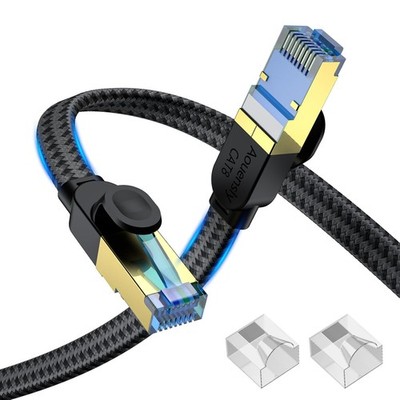 CAT 8 Ethernet Kabel 1M High Speed Internet Netzwerkkabel mit Vergoldetem RJ45