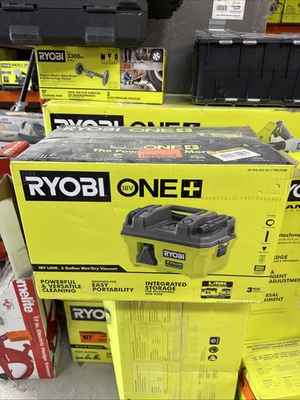 #ad RYOBI ONE 18V LINK Cordless 3 Gal. Wet Dry Vacuum Tool Only $112.50