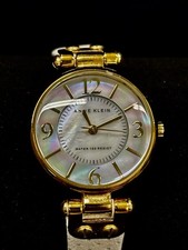 Anne Klein Women s Gold Tone Watch Mother of ...
