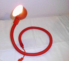 Tolle Hebi Schwanenhals-Lampe rot flexibel mit Schalter bticino evtl.  Valenti