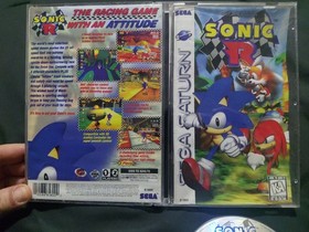 Sonic R (Sega Saturn) Complete w/ Manual- Tested & Working VGC