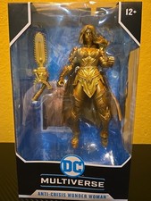 2022 McFarlane DC Multiverse Anti-Crisis Wonder Woman GOLD DEATH METAL - New