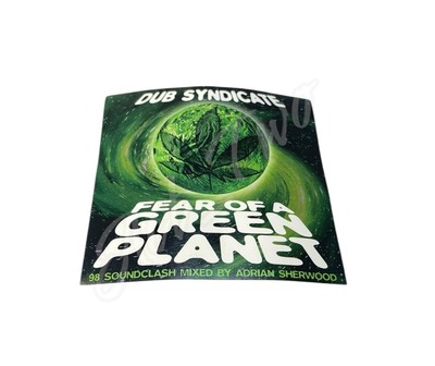Vintage 1998 Dub Syndicate Fear Of A Green Planet Promo Sticker Adrian Sherwood