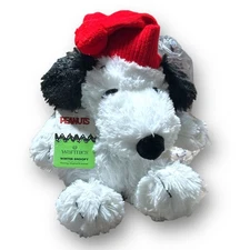 Warmies Peanuts Winter Snoopy Microwavable Scented Plush Heat Pack New