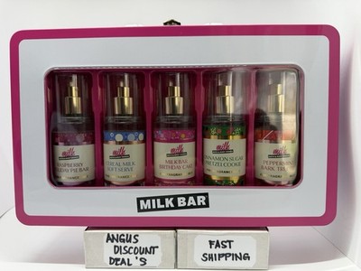 MILK BAR SUITE CASE TRAVEL MIST GIFT SET  5 PCS,FROM Bath & Body Works  BRANDNEW
