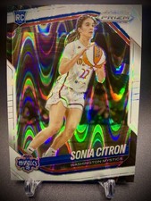 🏀🔥2025 Panini Prizm WNBA Sonia Citron (RC) White Seismic Prizm SP 🔥🏀