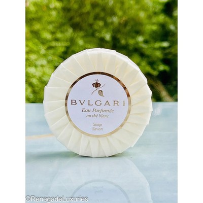 Bvlgari Bulgari Au The Blanc White Tea Pleated Soap 1.7 oz / 50 g single