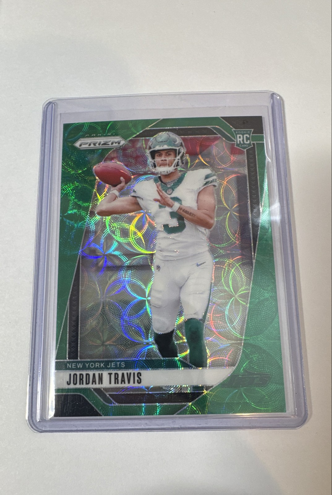 2024 Panini Prizm - Rookies Jordan Travis #359 Green Scope Prizm /75 (RC)