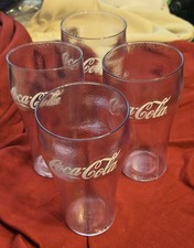 Coca-Cola 20oz Bell-Shaped Plastic Cup Set Of Four