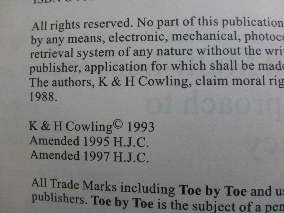 Toe By Toe Highly Structured Multi-Sensory Reading Manual Teachers Keda Cowling - Image 3 of 4