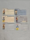 Vintage GI Joe File Cards Lot Of 6 Cobra Commander Quick Kick Snow Serpent