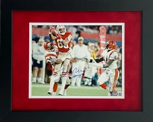San Francisco 49ers Jerry Rice Signed Photo Framed 8x10 Beckett BAS