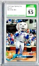 2018 Topps Opening Day Mr. Met Mascots CSG 9.5