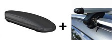 VDP Skibox 460l + Relingträger Alu120 für VW Golf Plus 05-14 50kg MAA460M-R-005