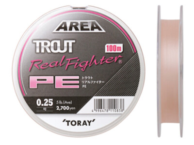 NEU Toray Area Trout Real Fighter PE 100m Geflechtschnur Forelle