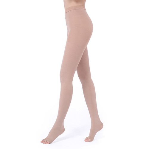 Opaque Compression Pantyhose Stockings Hose Medical Flight Travel Varicose Veins - Picture 7 of 14