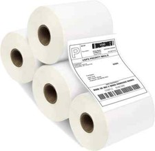 4 Rolls 4x6 Direct Thermal Shipping Labels 250 per roll 1000 labels Perforated